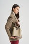 Lucky Bees Bolso tipo cubo Cream, Brown